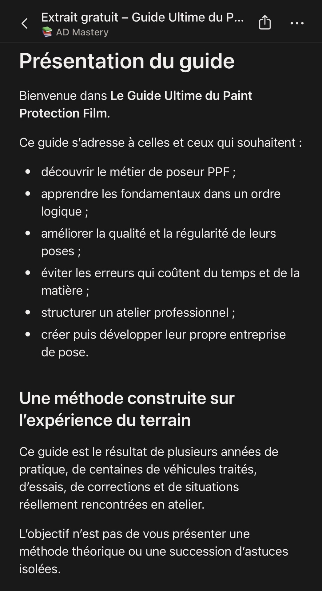 Aperçu — Présentation du guide